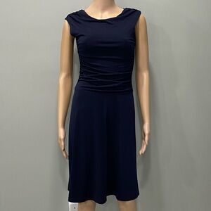 Enfocus Studio Midnight Blue Midi Dress size 4